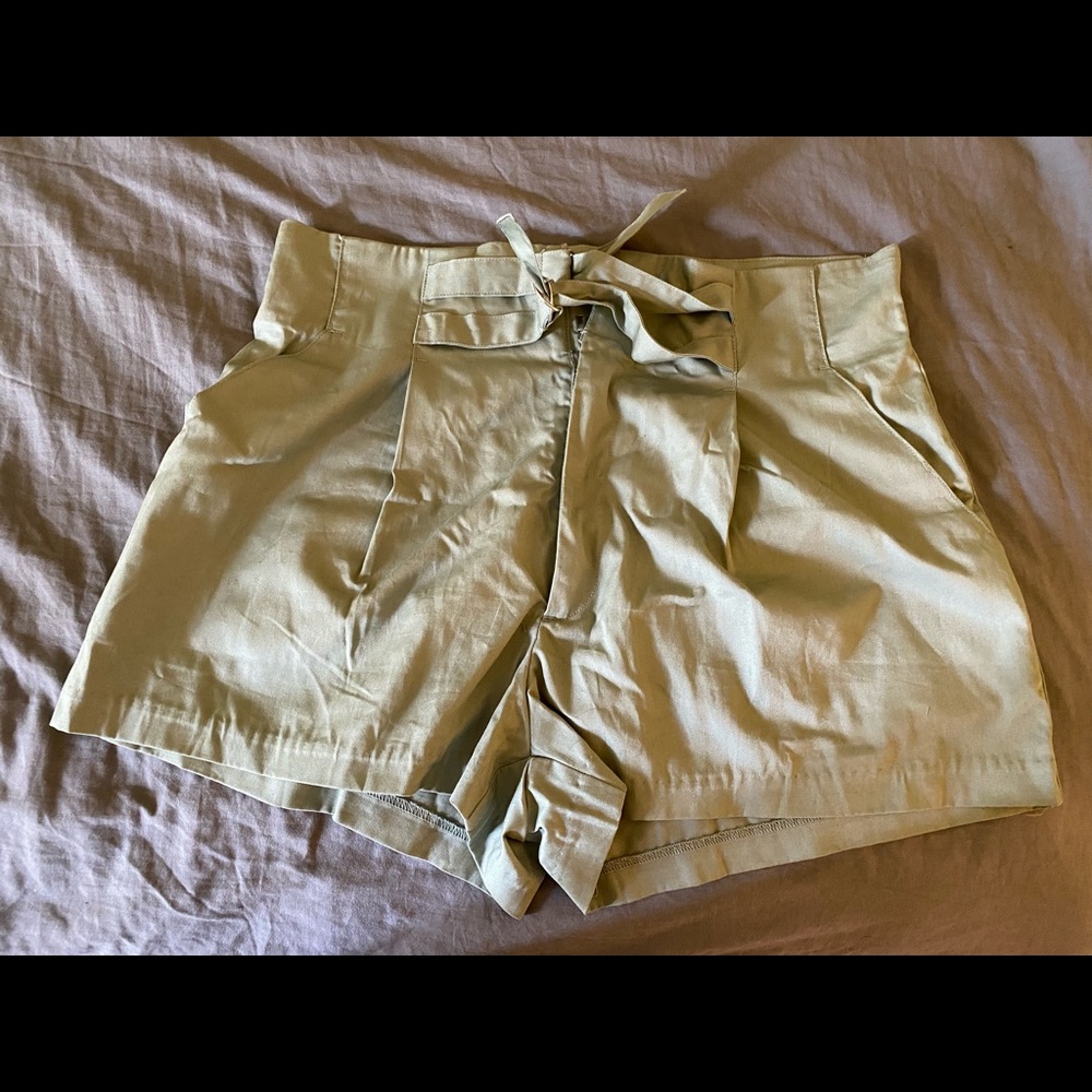 Green shorts